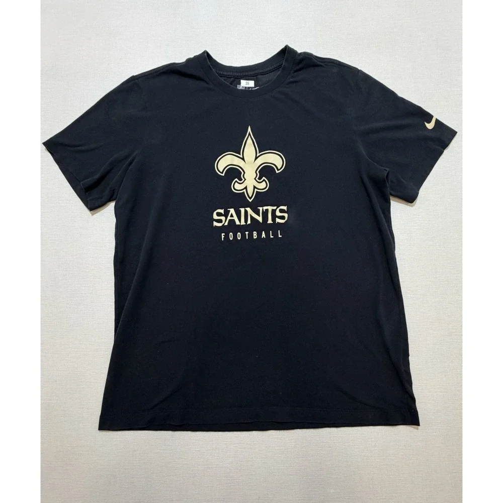 Nike New Orleans Saints Sideline T-Shirt Men's XL Black Gold